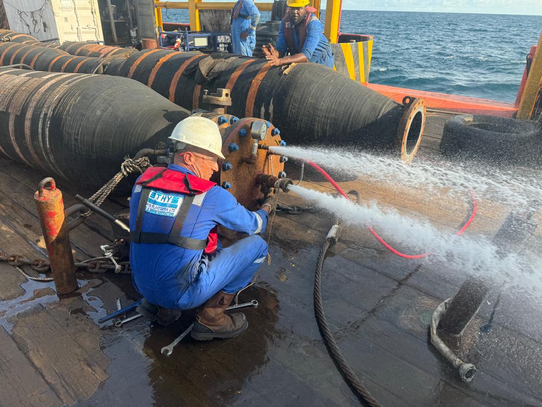 Marine buoy installation project