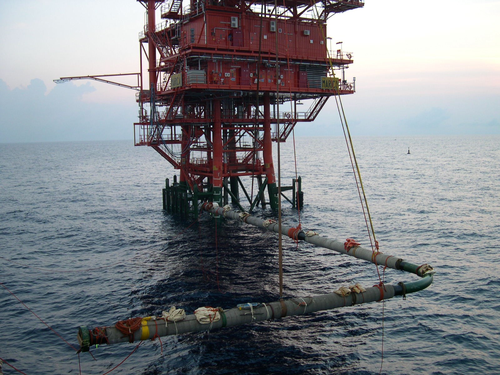 Anode replacement on CALM buoy